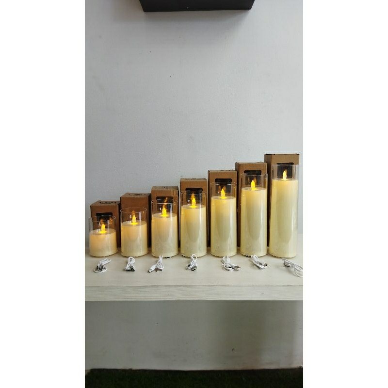 Lilin Elektrik Charger Tabung / Lilin Elektrik Tabung / Lilin LED