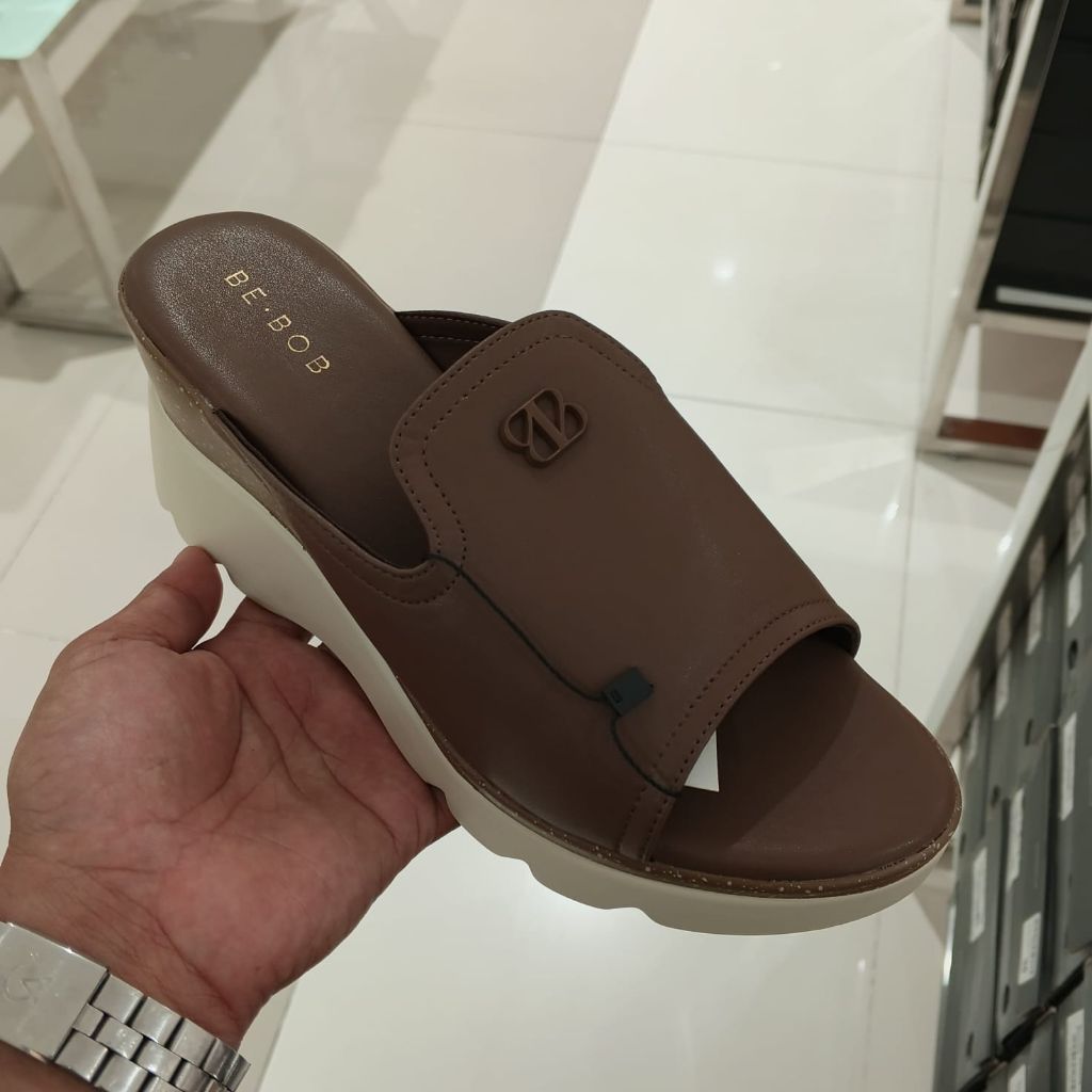 BE BOB SANDAL WEDGES WANITA SLIP ON ORIGINAL