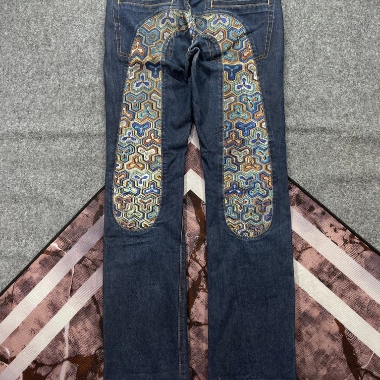 Celana jeans Evisu big logo second