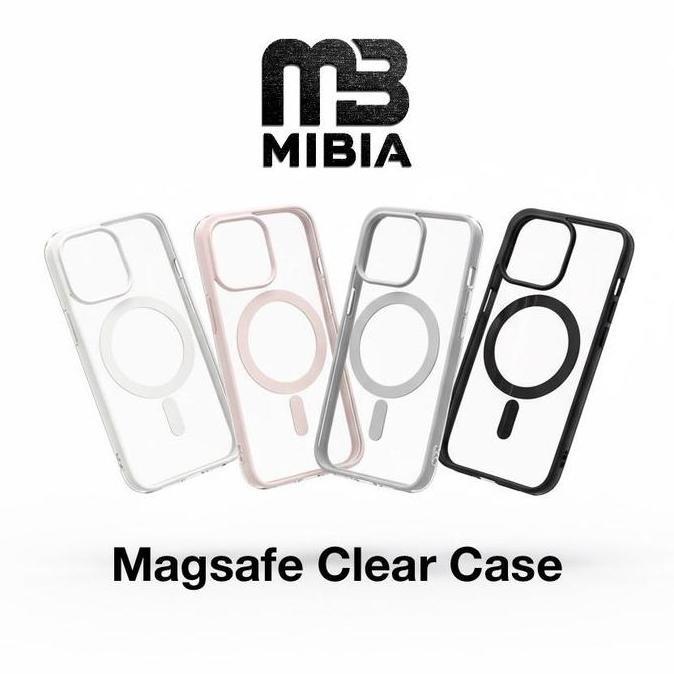 [CUCI GUDANG] MIBIA Premium Magsafe Clear Case For iPhone 17 16 15 14 13 12 11 Pro Max Casing Handph