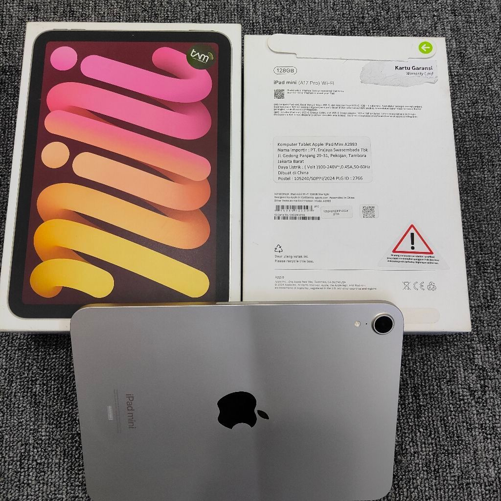 SECOND IPAD MINI 7 128GB WIFI ONLY EX IBOX