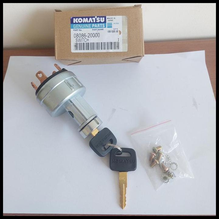 TERBARU KUNCI KONTAK 08086-20000 KOMATSU PC200 IGNITION SWITCH 08086-10000