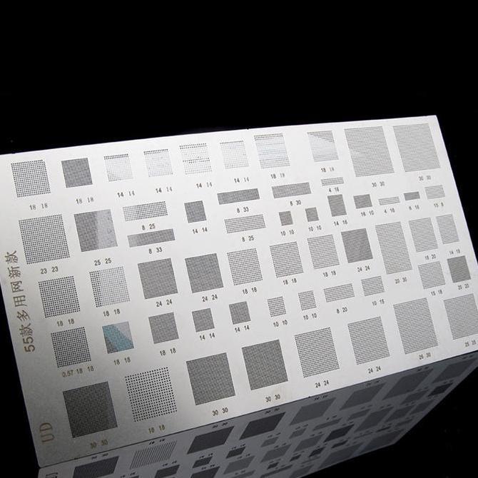 PAPPITSON 4 Buah/set Cetakan Universal IC Plat Amaoe BGA / Stencil Plat BGA Universal Amaoe