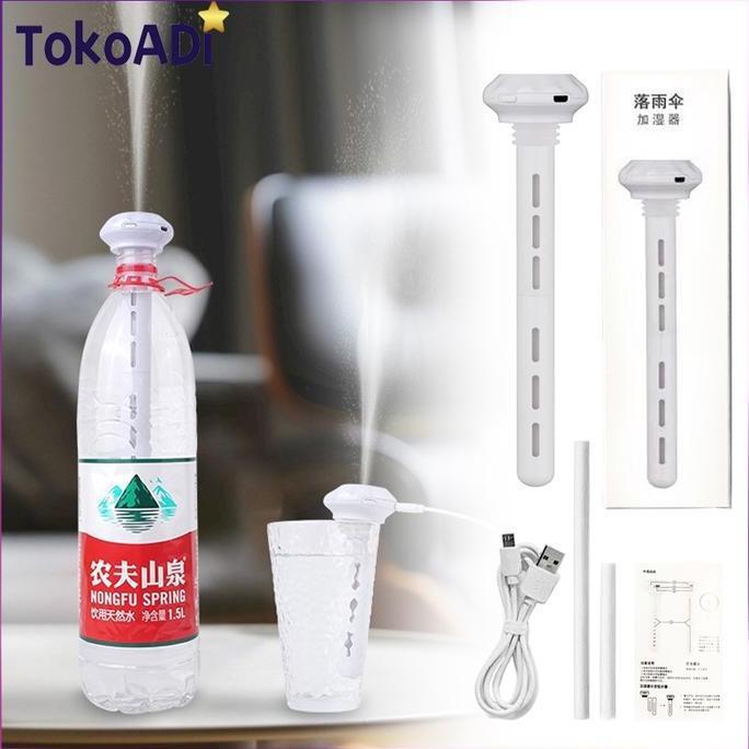 JUNX- Mini Humidifier Portable Ultrasonic Air Humidifier Portable Celup 300ml Umbrella Humidifier