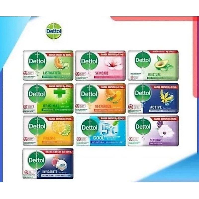 Sabun mandi Dettol batang 100 gr