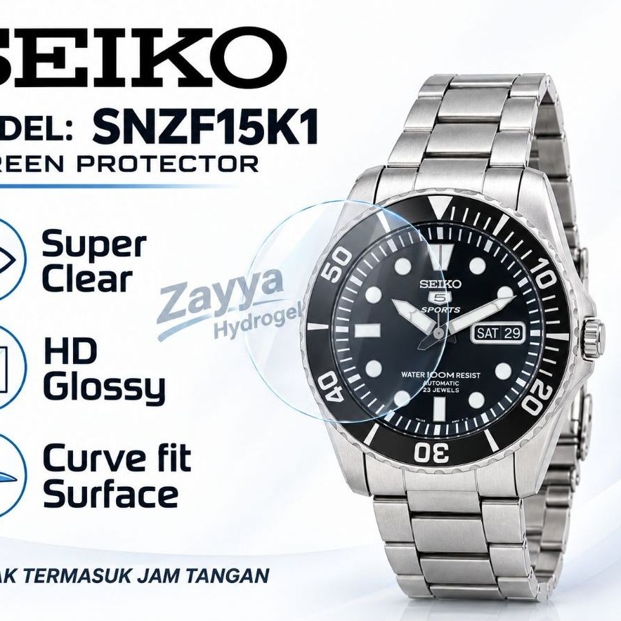 Antigores Jam Tangan SEIKO SNZF15K1 SNZF17K1 Sea Urchin HYDROGEL