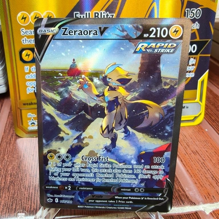 Zeraora V 166/198 English Chilling Reign B1-3
