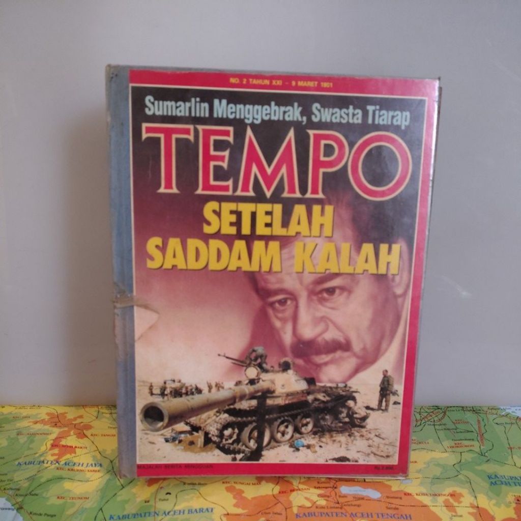 majalah TEMPO BUNDEL ISI 8 JILID THN 1991 - 9 Maret
