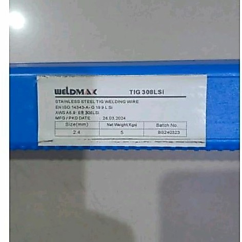 KAWAT LAS TIG ARGON ER308 2.4MM STAINLESS / FILLER LAS TIG ER 308 2.4 MM / KAWAT LAS ARGON