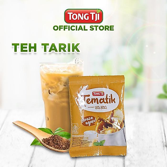 [BUNDLING 3 RENCENG] Tong Tji Tematik Teh Tarik Renceng isi 10 Sachet - Powder Drink (Minuman Serbuk