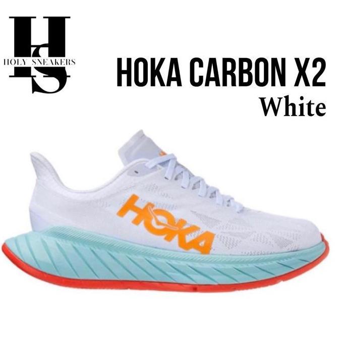 Hoka One One Carbon X 2 Mens Running Shoes - White