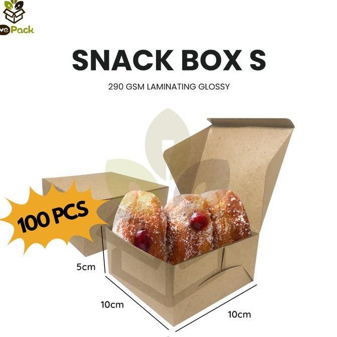Snack kue box Dus snack nasi ayam KFC KRAFT size S