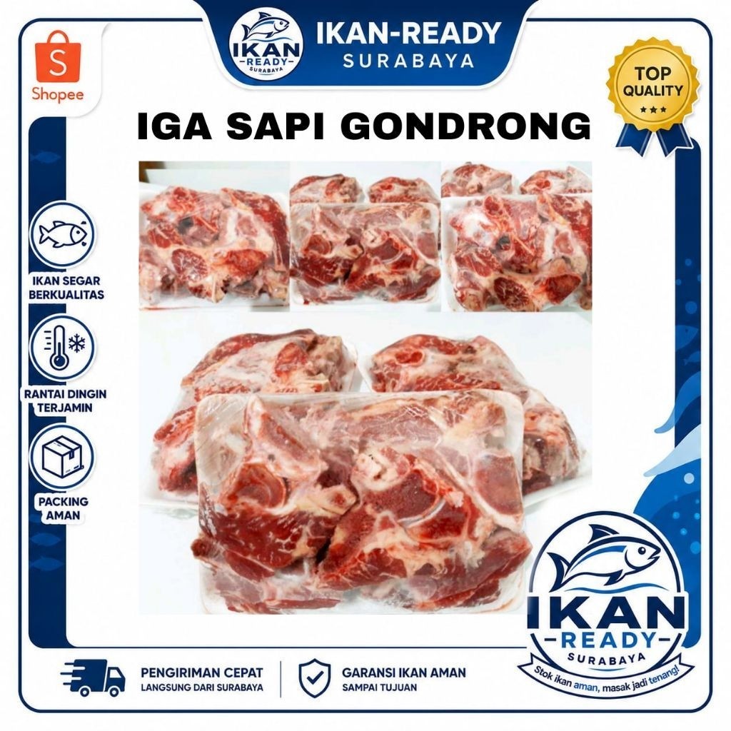 Tulang Iga Sapi Premium 1kg | Frozen