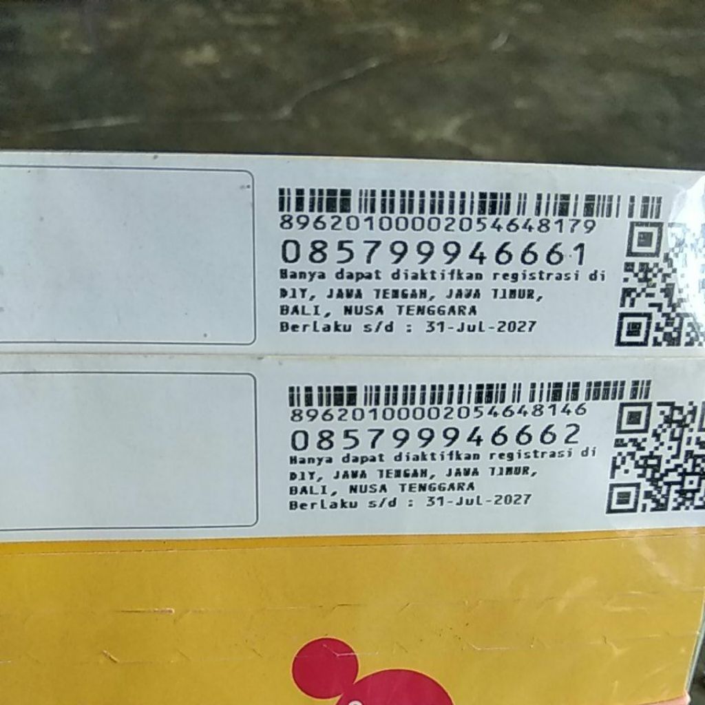 nomor cantik indosat rapi dobel tripel 9994 6661/6662/