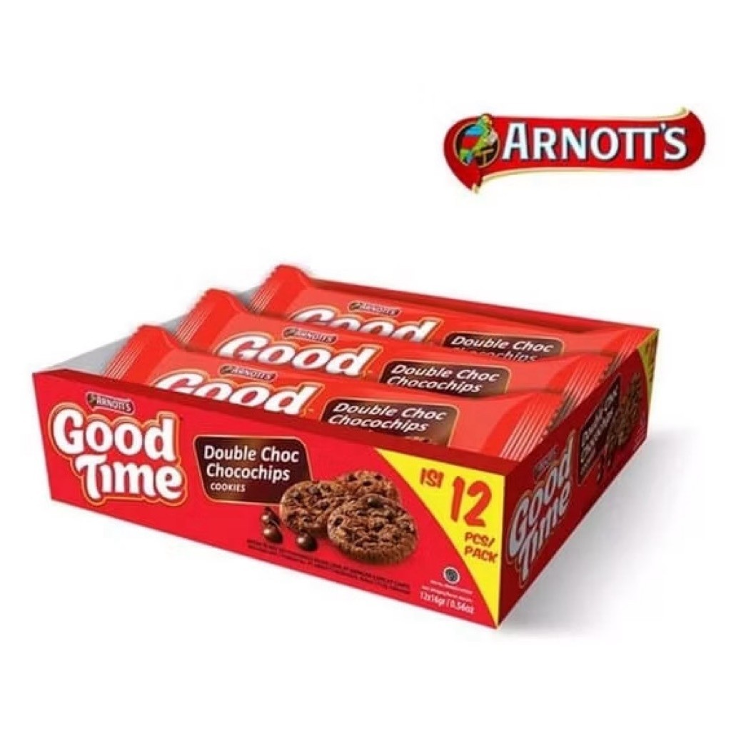 Arnotts Good Time Cookies 2000 Isi 12 Bungkus