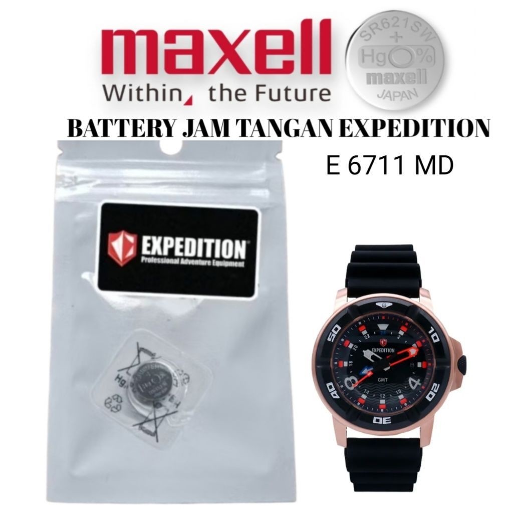 20- battrai jam tangan expedition type e6711md battrai pengganti battrai jam tangan