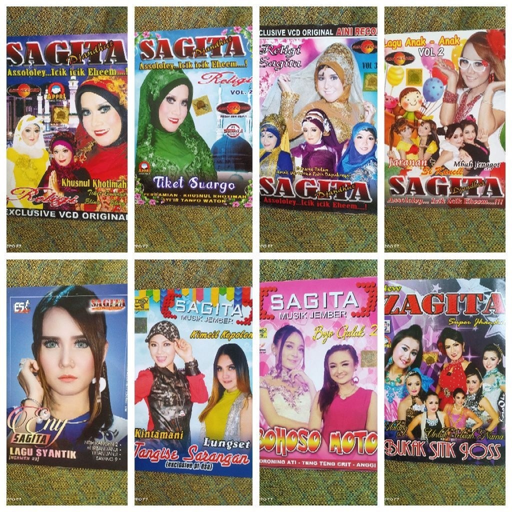 KASET VCD SAGITA RELIGI & LAGU ANAK RANDOM