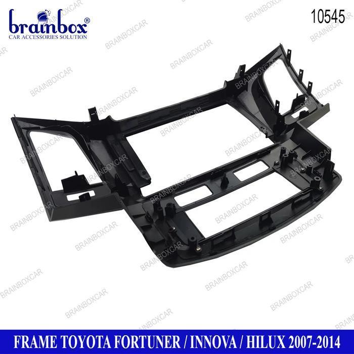 FRAME HEAD UNIT TOYOTA FORTUNER HILUX INNOVA 9 INCH AUTO AC BINGKAI PANEL TV MOBIL PNP CAR MONITOR R