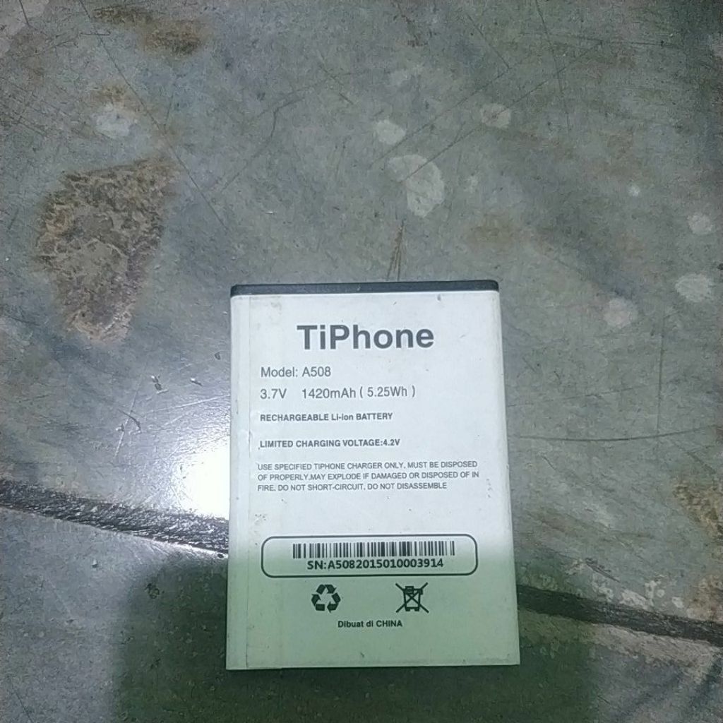 BATERAI BEKAS TI PHONE A508