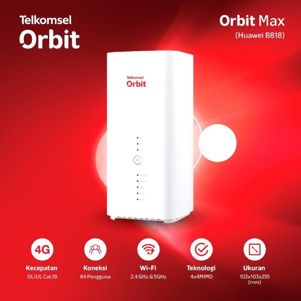 Modem Orbit Max B818-263 Unlock All Operator