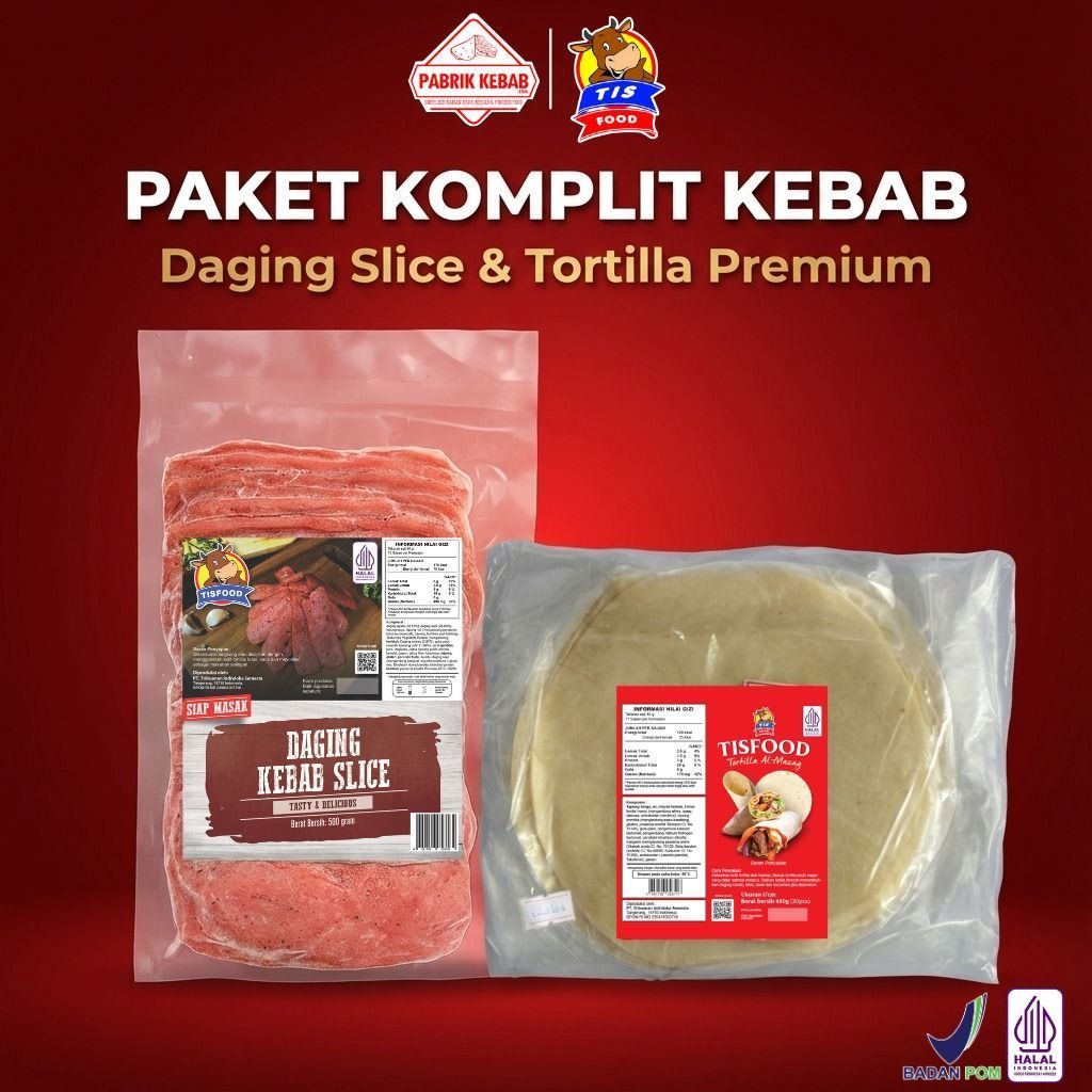 TISFOOD TORTILA DAN DAGING KEBAB