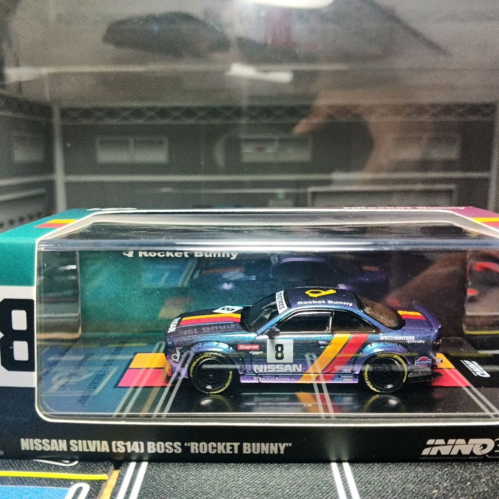 Inno64 Nissan Silvia (S14) Boss "Rocket Bunny"