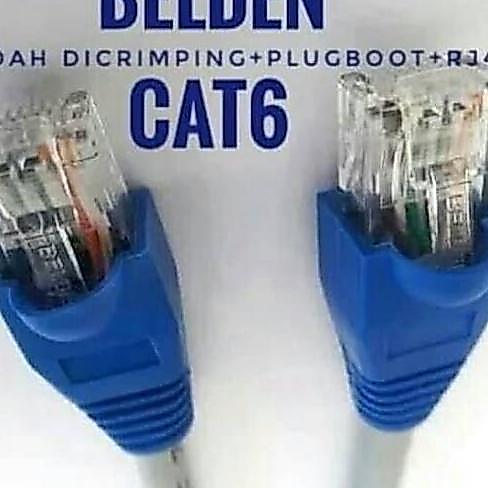 3 METER BELDEN LAN CABLE CABLE CAT 6 SIAP PAKAI