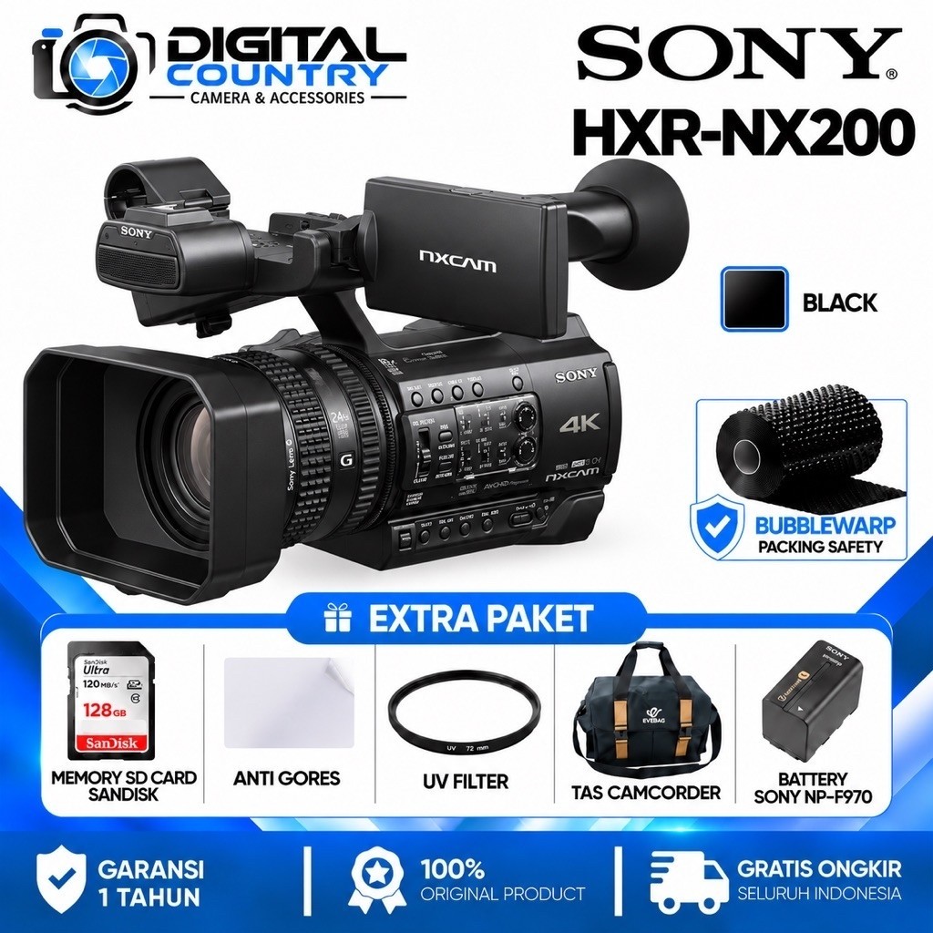 SONY HXR-NX200 4K CAMCORDER / SONY HXR-NX200 4K / SONY HXR-NX200