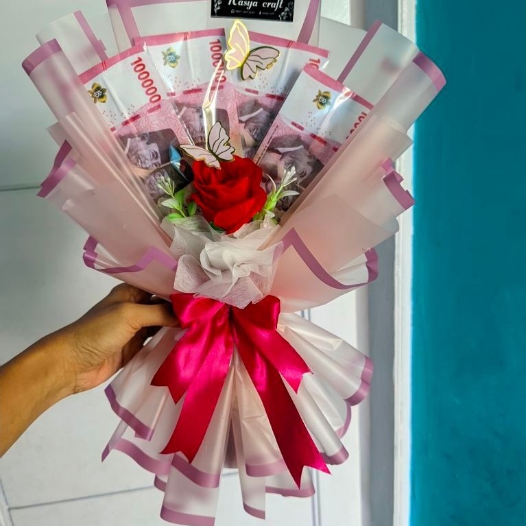 buket bunga dan snack