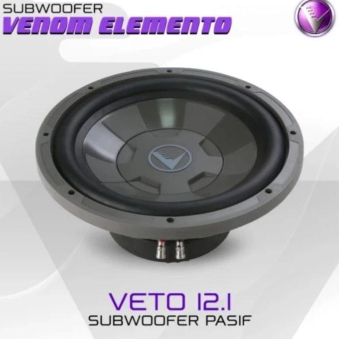 TERMURAH - Subwoofer Venom 12 Inch Veto Elemento Original Venom