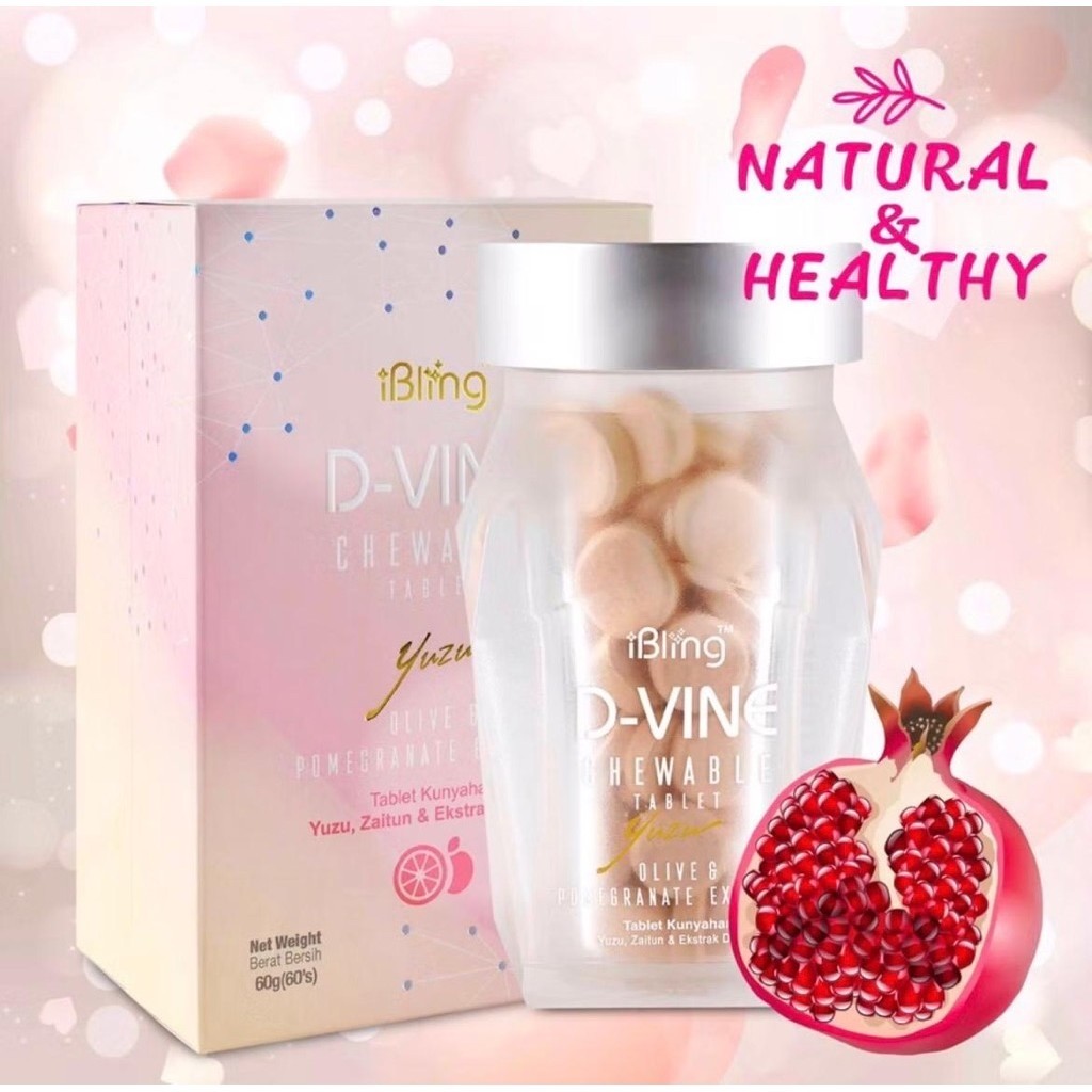 Dvine D-vine collagen original 60 butir