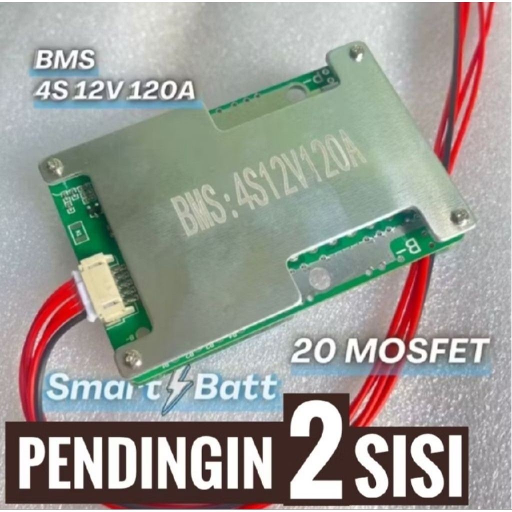 Modul BMS 4S 120A doble headsing mosfet 20