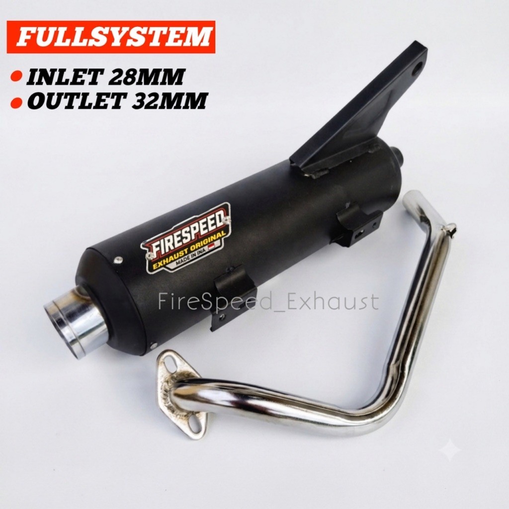 KNALPOT Standar Racing Original FIRE SPEED Beat esp Mio sporty Vario 125 Vario 110 Scoopy Genio M3