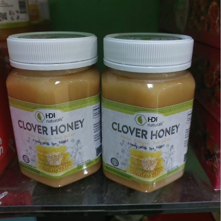 madu honey hdi honey clover 500 gr asli original 100%
