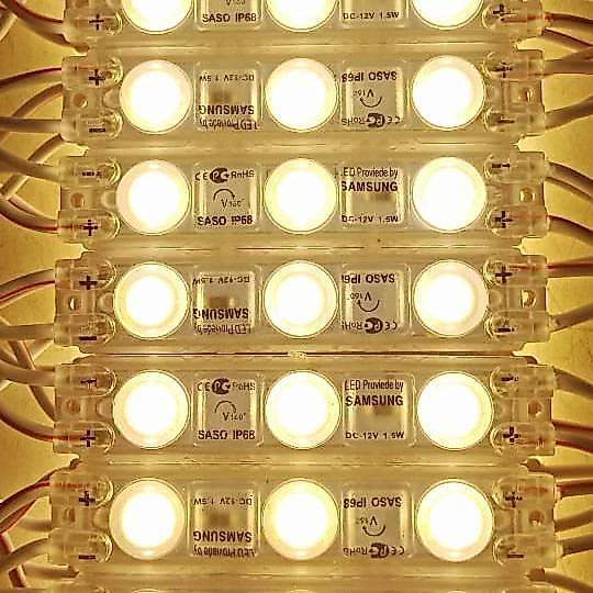 Samsung 3 LED chip 2835 warm white