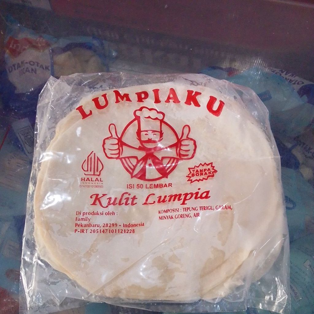Kulit Lumpia Frozen Isi 50 Kulit Lumpia Siap Masak Untuk Pekanbaru