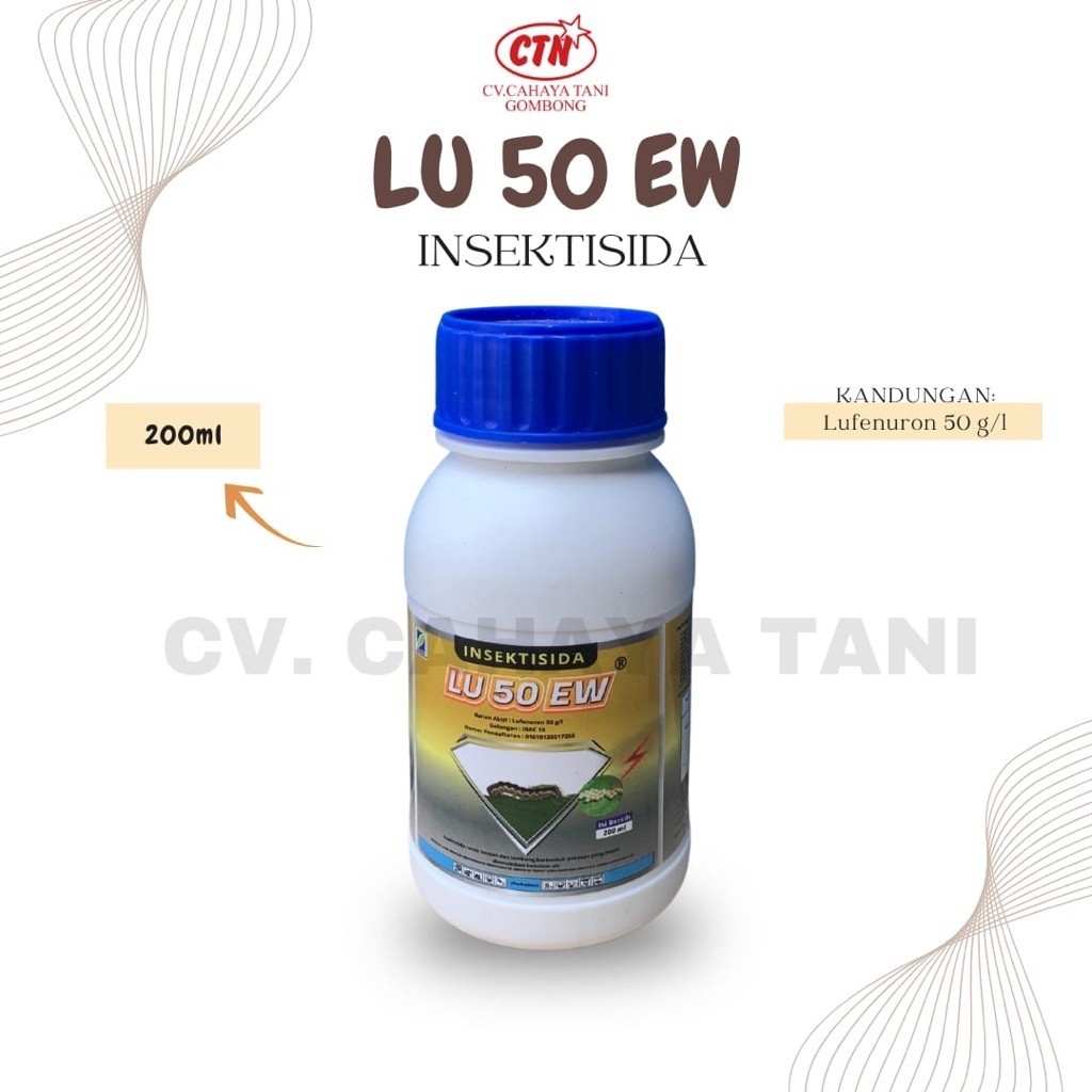 Insektisida LU 50EW 200ml untuk Membasmi Ulat Pada Tanaman