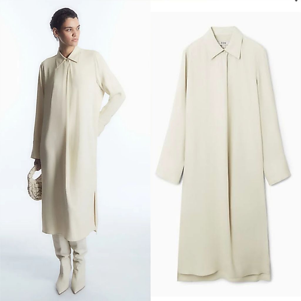 COS Fluid Twill Shirt Dress