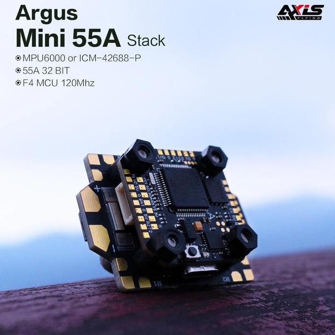 Axisflying Argus Mini 4-6s 55A Flight Controller ESC Stack F7 Pro FC /55A ESC AM32 32 BIT for FPV
