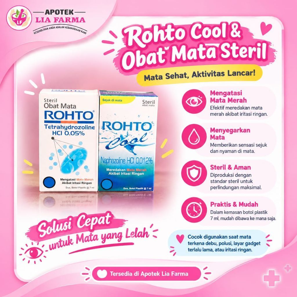 Rohto Steril & Rohto Cool