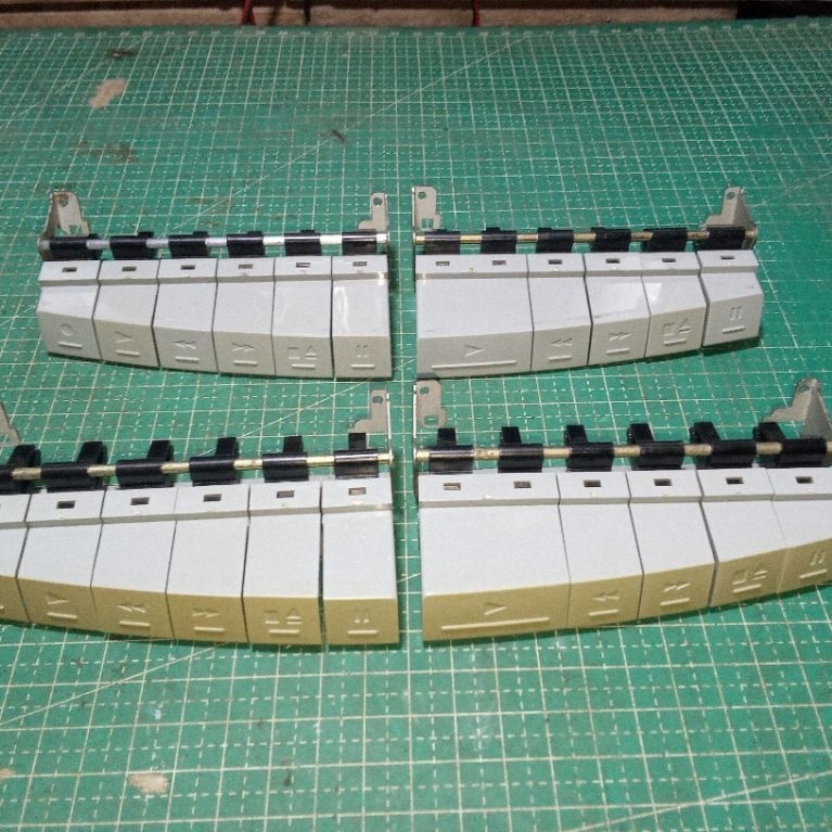 Tombol Mekanik Tape Compo Polytron Double Deck