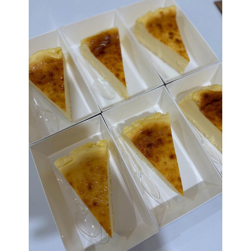 Burnt Cheesecake Slice