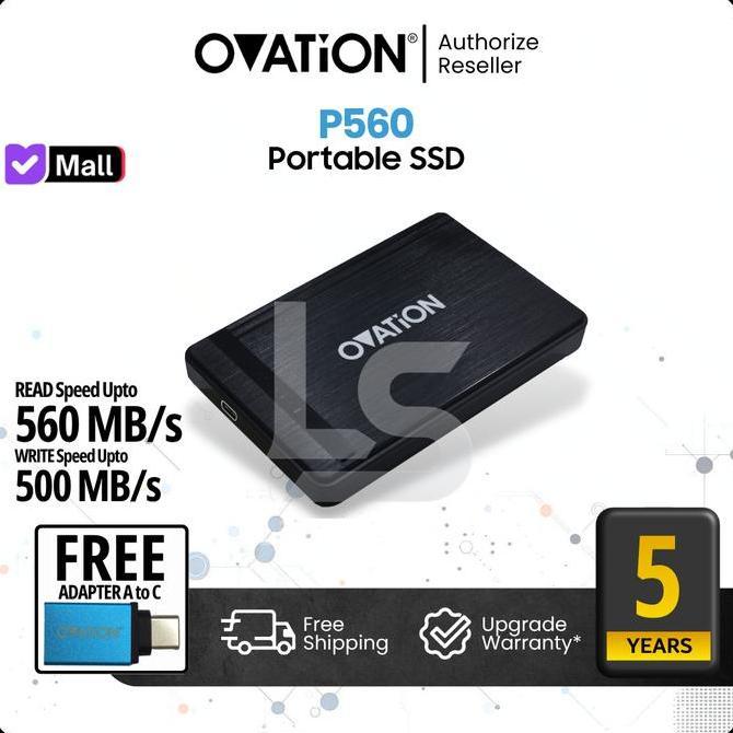 Wetungguljawa - Ovation P560 Portable Ssd 128Gb 256Gb 512Gb 1Tb External Ssd Eksternal - Garansi 5 T