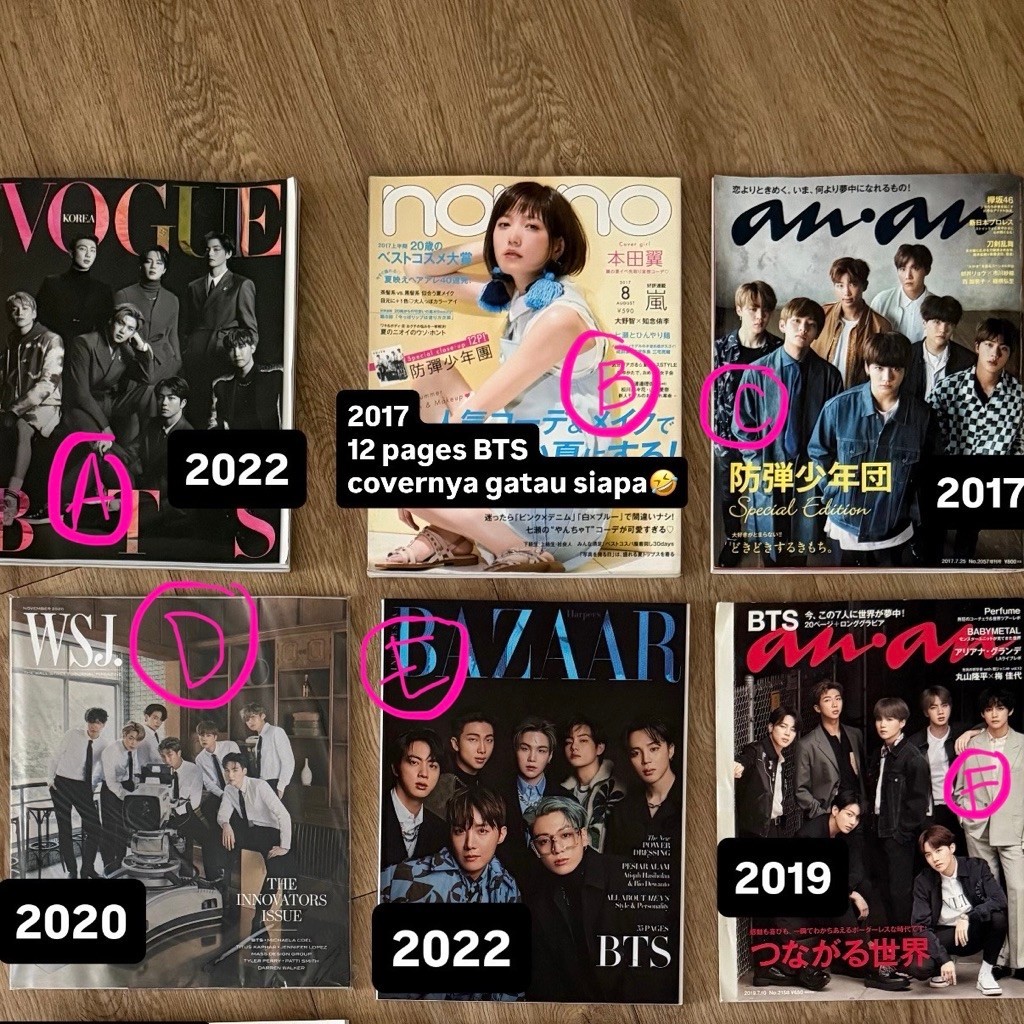 KPOP - [READY] OFFICIAL BTS x VOGUE x GQ MAGAZINE / MAJALAH