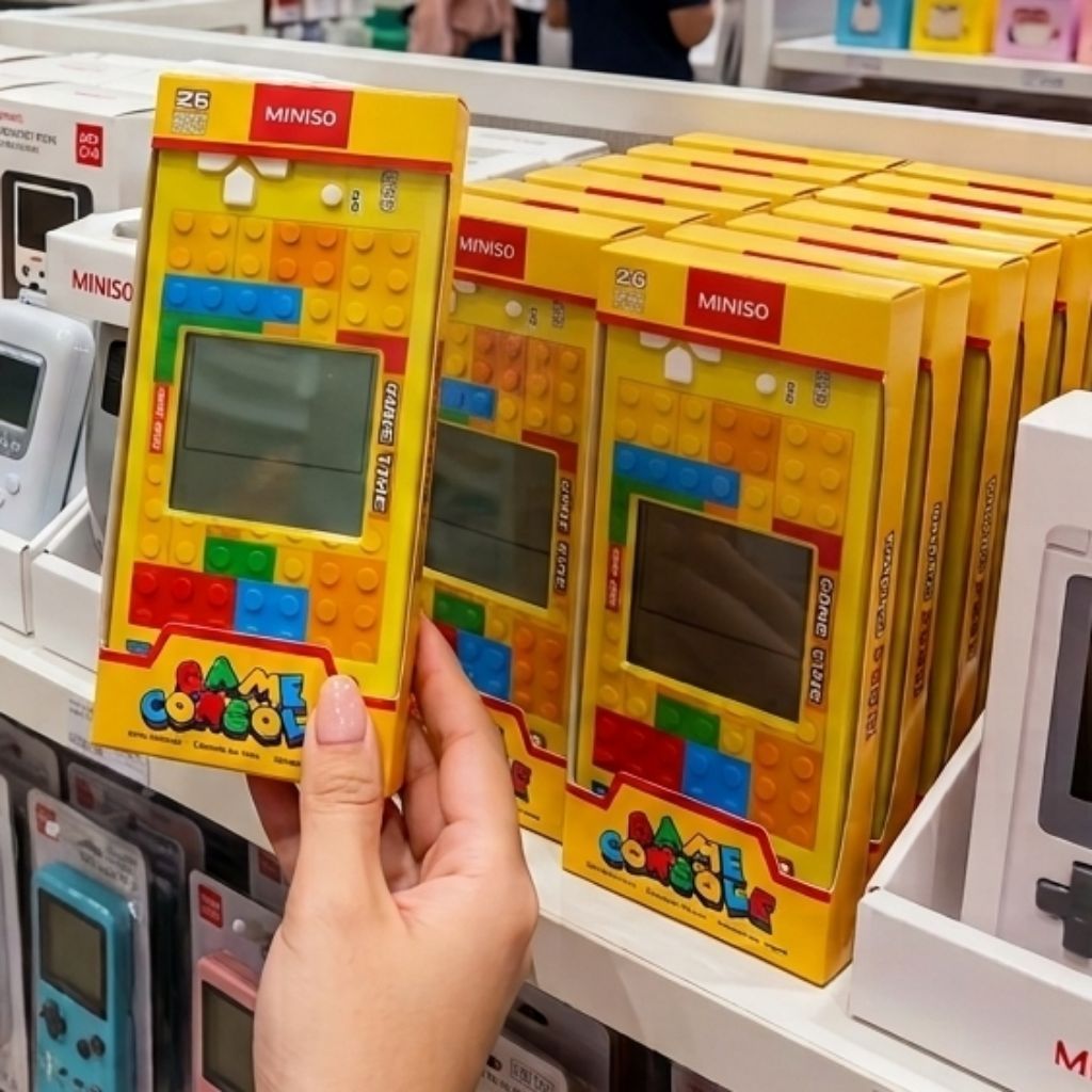 MINISO Game Console Brick Game 26 in 1 - Mainan Game Boy Jadul Retro Block