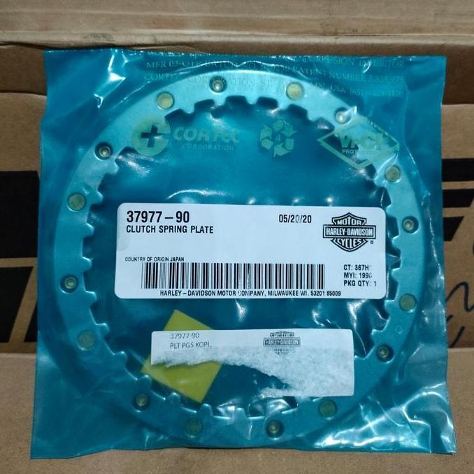 Promo Clutch Spring Plate Harley Evo Sportstert XL 883 1200 Genuine 37977-90 Diskon