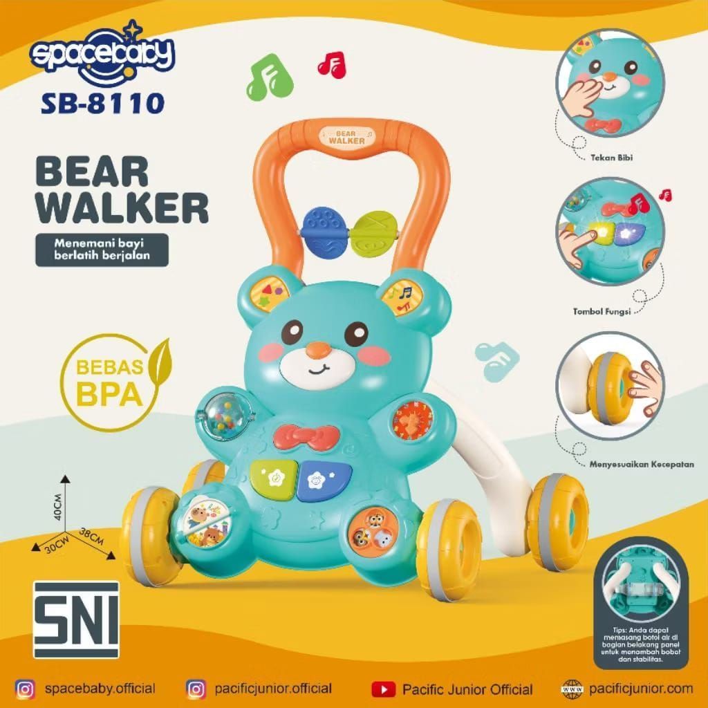BABY WALKER ALAT JALAN BABY SPACEBABY SB-8106 / SB8106 ,SB- 8110