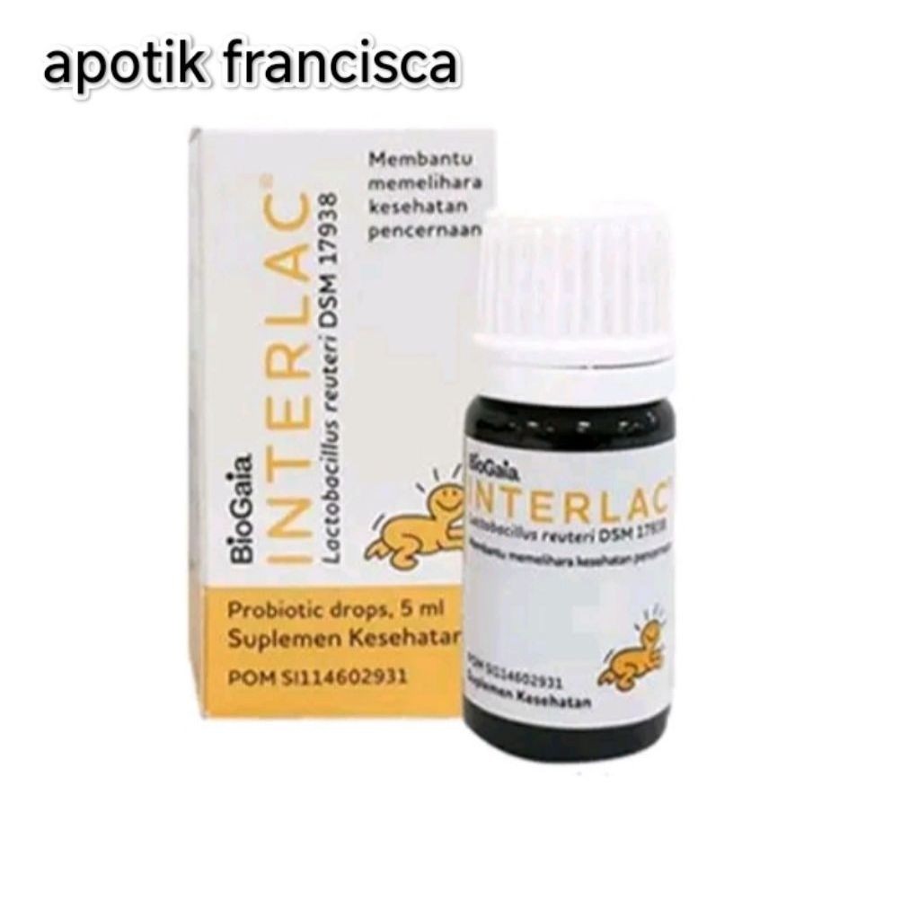 BioGaia Interlac Probiotic Drops 5ml Bayi