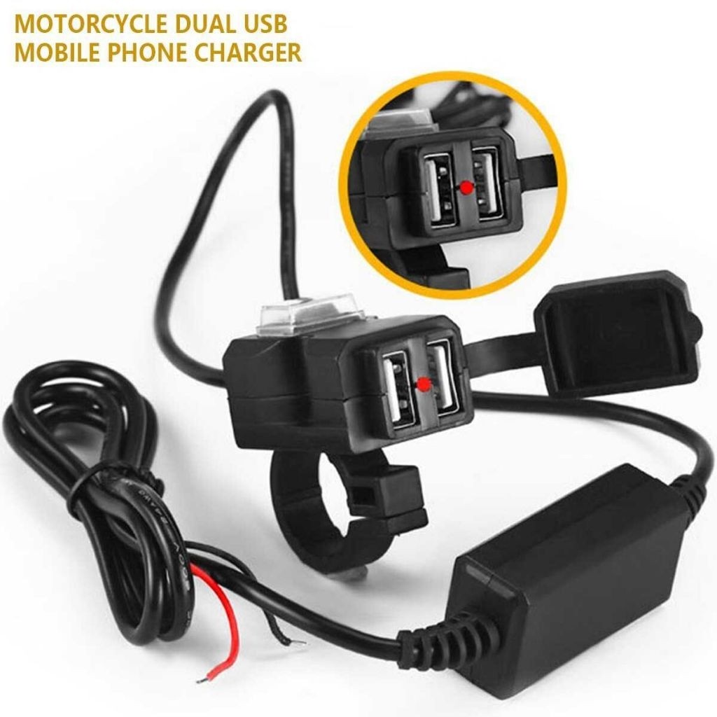 Charger HP Motor Waterproof Dual USB Motorcycle Power Charge
