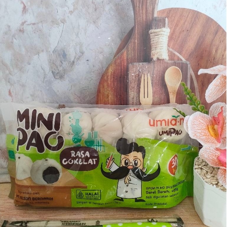 Umami Minipao rasa Coklat isi 30pcs - Bisa Goreng atau Kukus